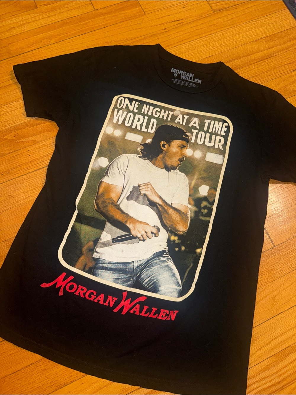 Morgan Wallen Black Tour Graphic Tee - One Night at a Time